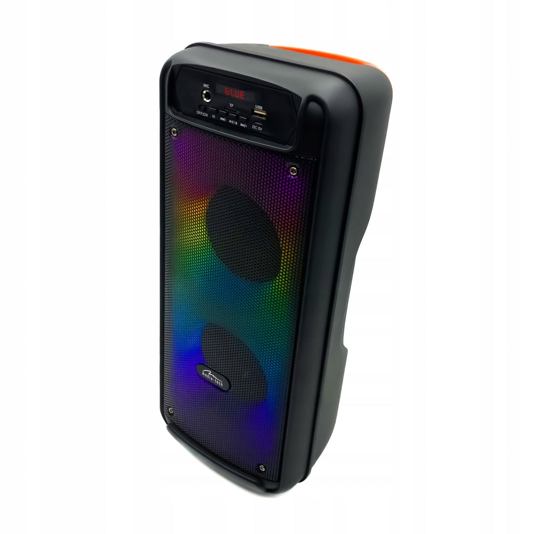 2X COLUMN BLUETOOTH SPEAKER KARAOKE BT FM