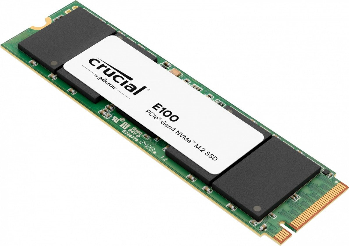 2X CRUCIAL 1TB M.2 PCIe Gen4 NVMe E100 SSD Model E100