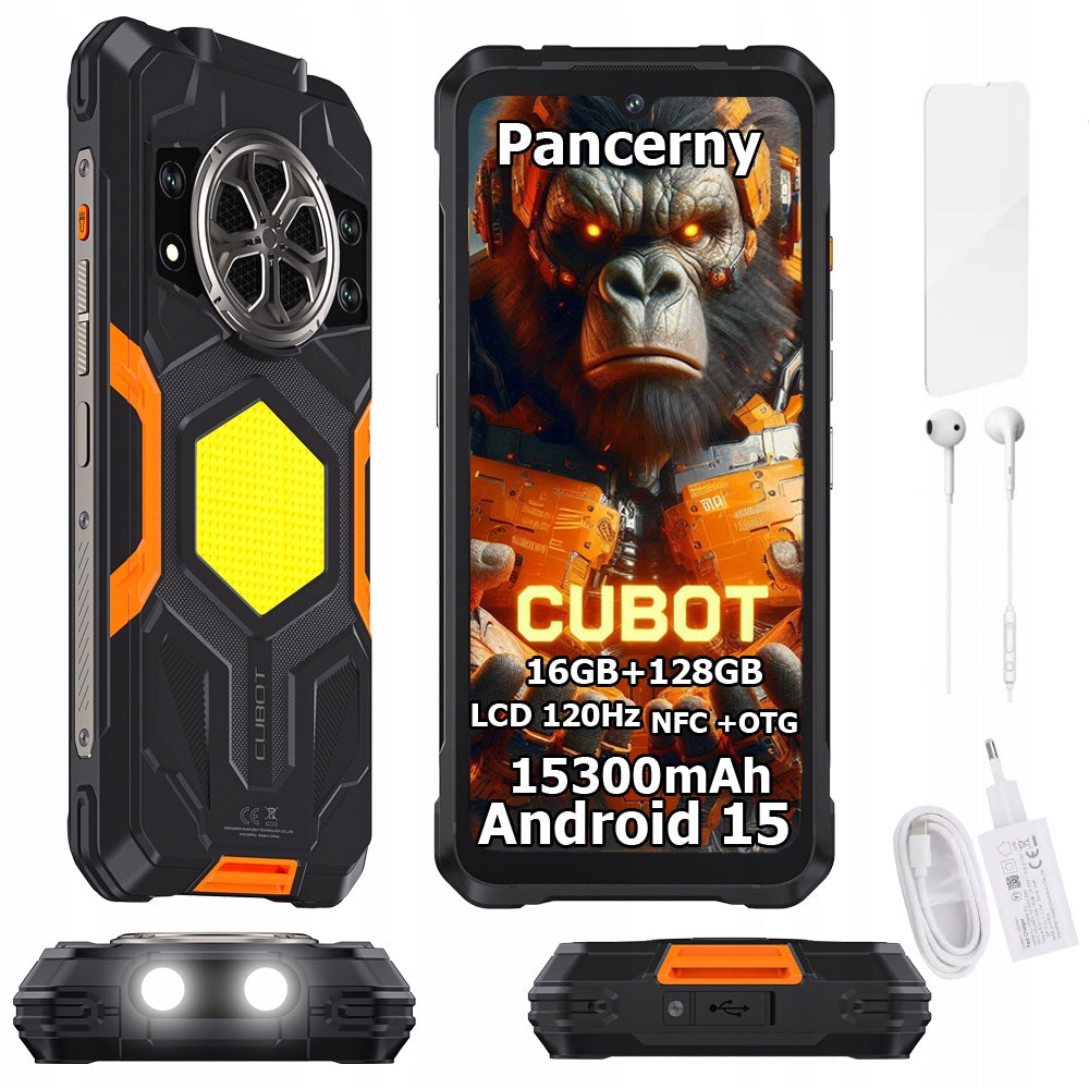 2X CUBOT King kong Power 5 6+10/128GB, 15300 mAh, black Brand Cubot