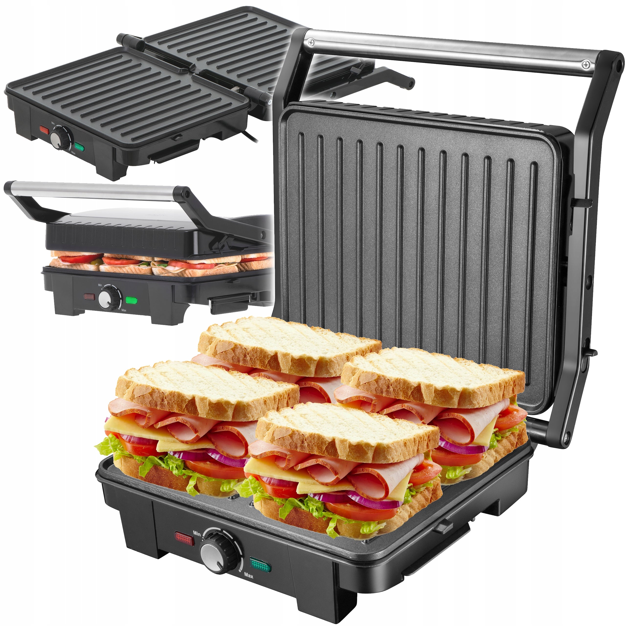2X Camry CR3053 | electric grill | folding 180° * area 1288 cm² * 250 Brand Camry