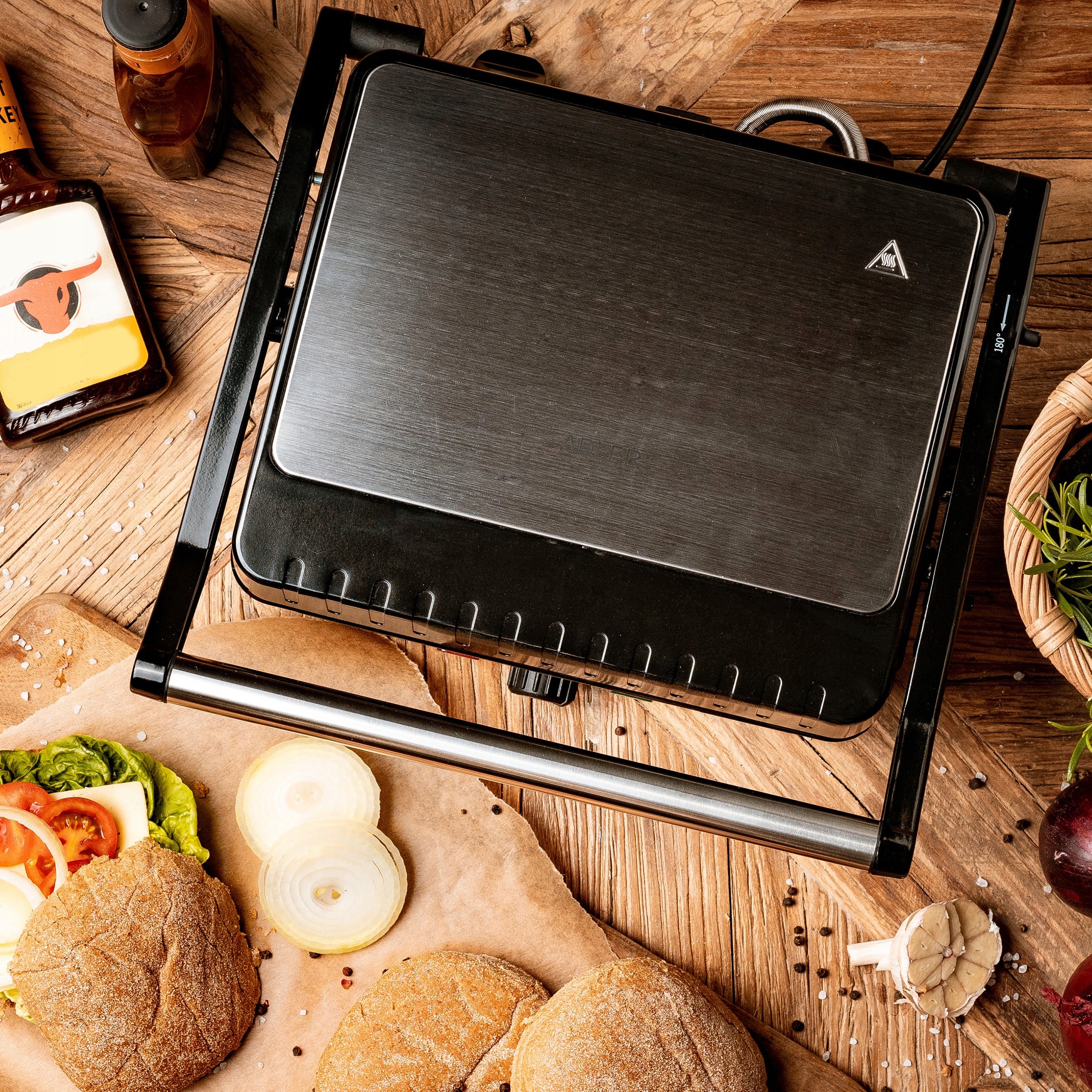 2X Camry CR3053 | electric grill | folding 180° * area 1288 cm² * 250 Model CR 3053