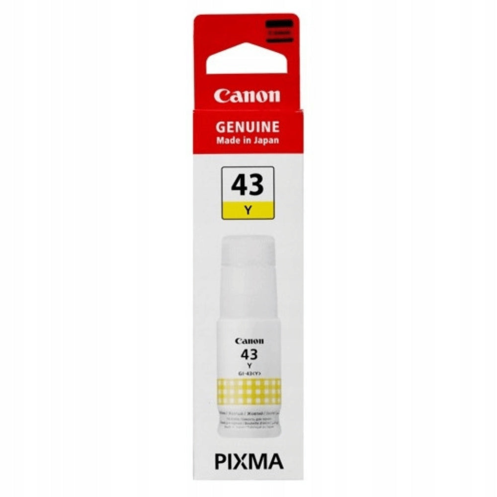 2X Canon GI-43Y ink Color yellow