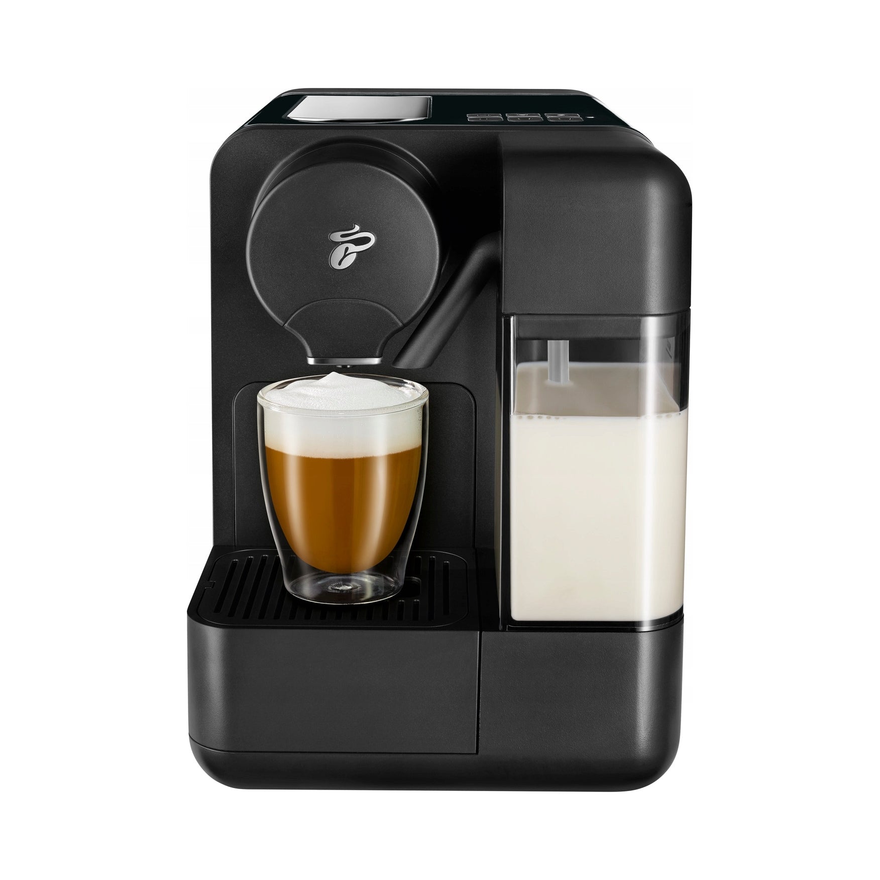 2X Capsule maker Tchibo CAFISSIMO MILK 1350W 1,2L grey