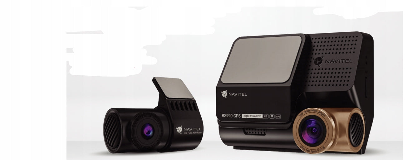 2X Car camera NAVITEL RS990 GPS