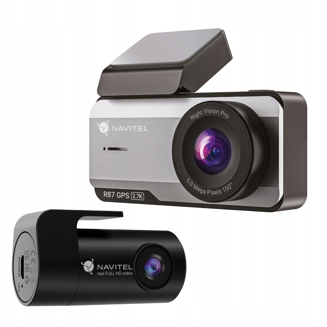 2X Car camera Navitel R87 GPS - STARVIS 2 + Full HD rear camera