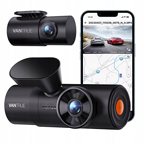2X Car camera Vantrue N4 PRO 3CH 4K/3,19"/155