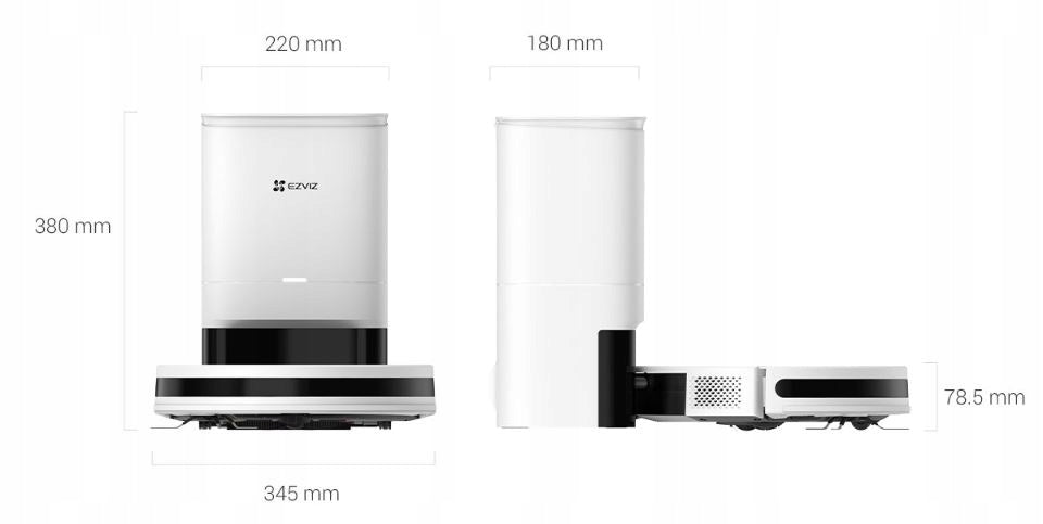 2X Cleaning robot Ezviz RC3 Plus white Brand Ezviz