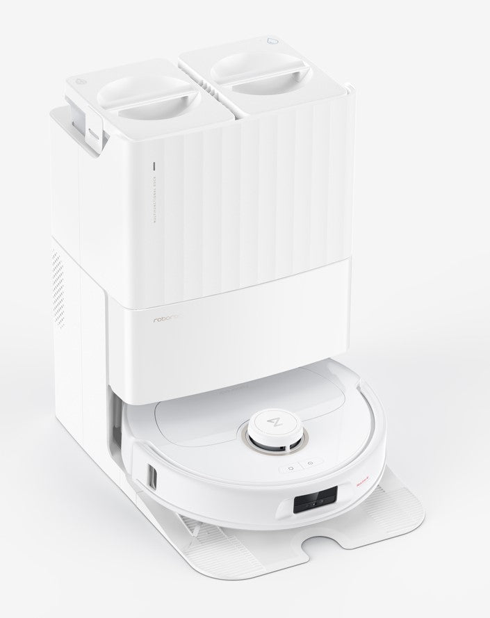 2X Cleaning robot Roborock Qrevo MaxV white Dominant color white