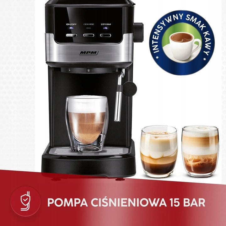 2X Coffee Maker, Silver/Black Brand MPM