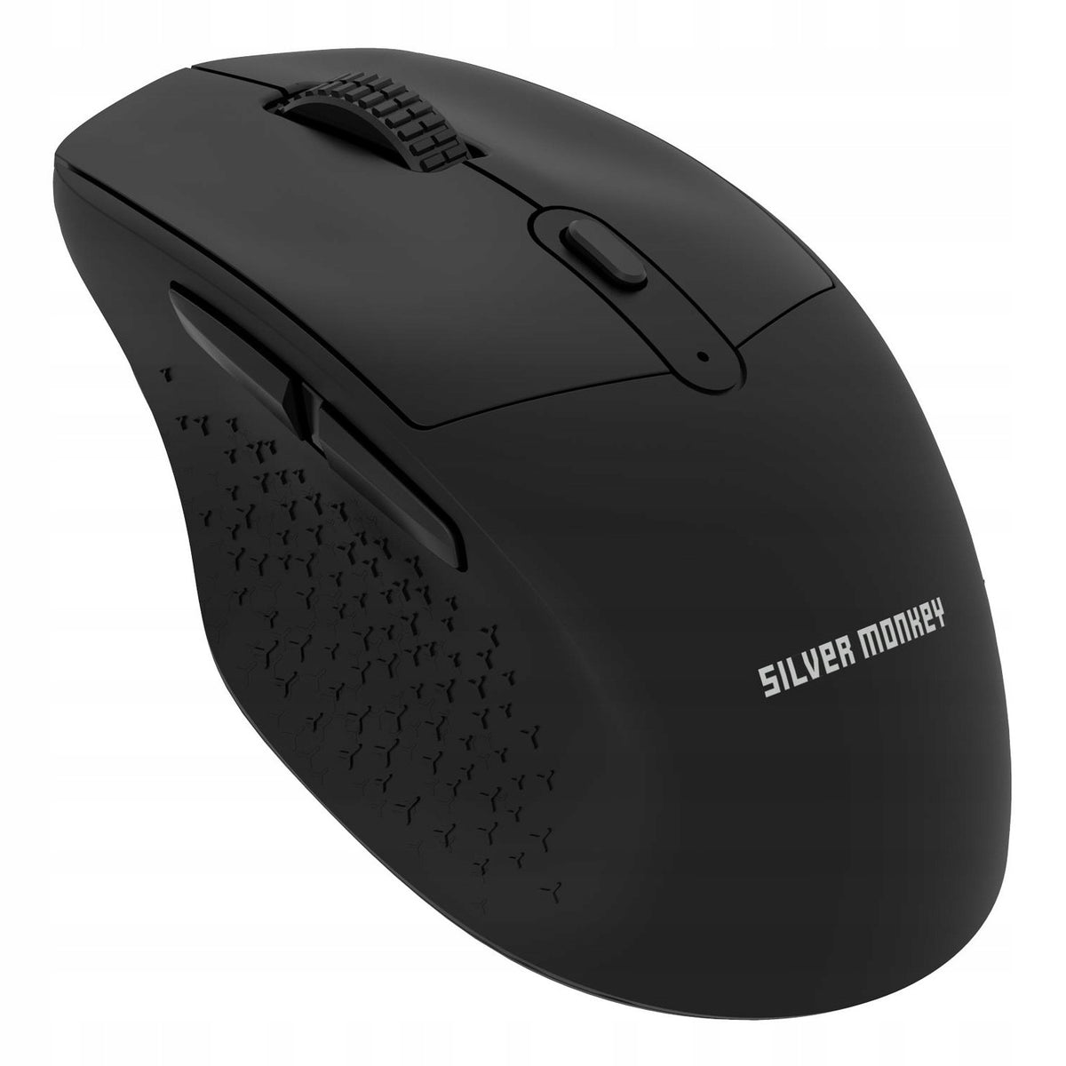 2X Computer Mouse SILVER MONKEY M70 Wireless Comfort Mouse Black Silent Manufacturer Silver Monkey