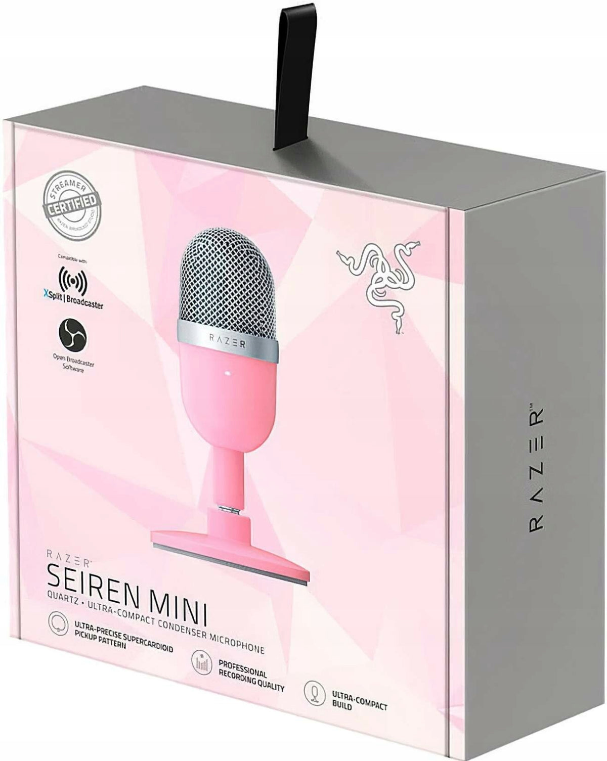 2X Condenser Microphone Razer Seiren Mini Quartz Pink Manufacturer code 8886419377122