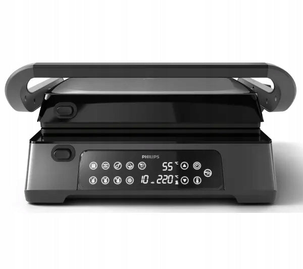 2X Contact Electric Grill Philips Series 7000 HD6307/70 black 2200 W Model Series 7000 HD6307/70