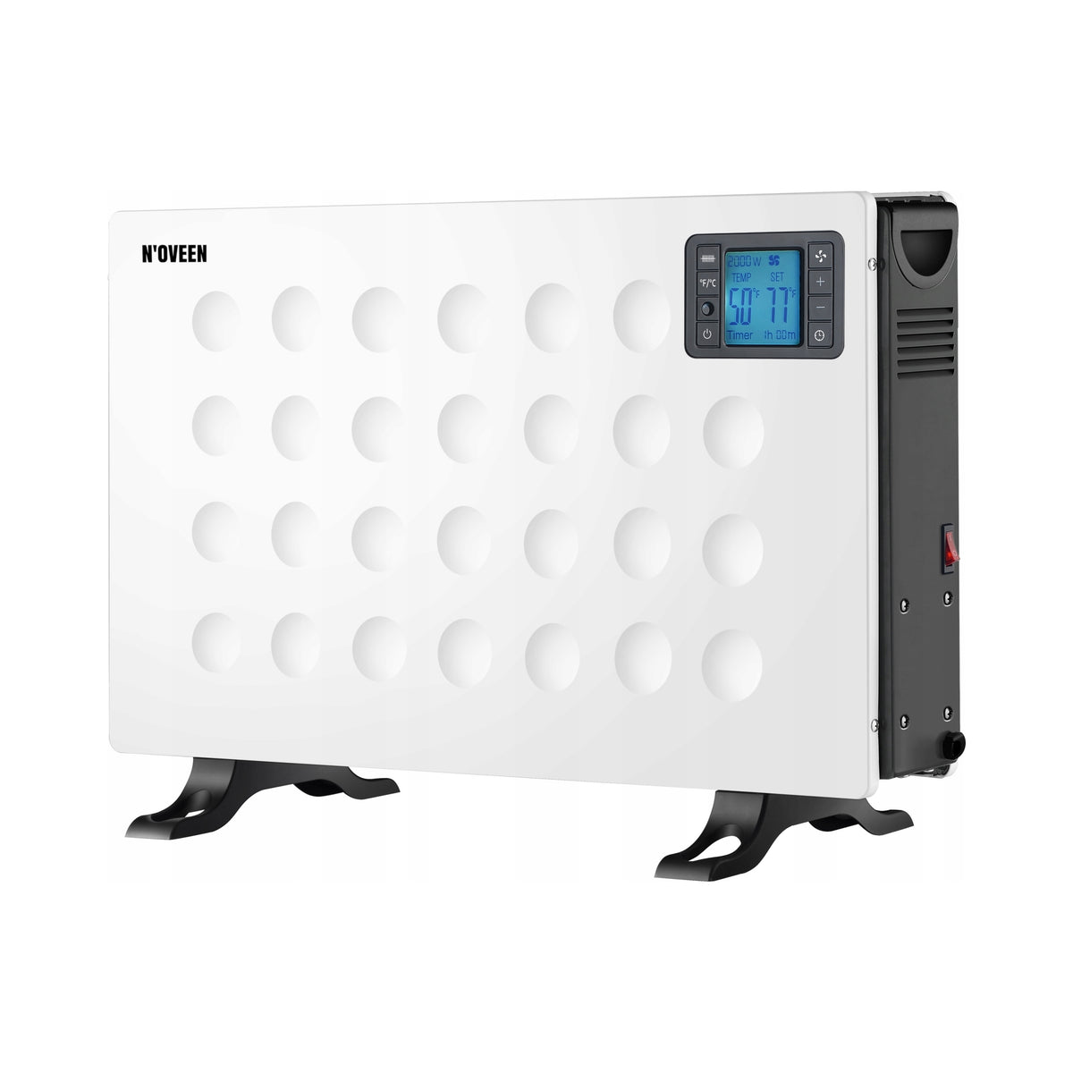 2X Convector Electric Heater Noveen CH8000 2000 W Timer