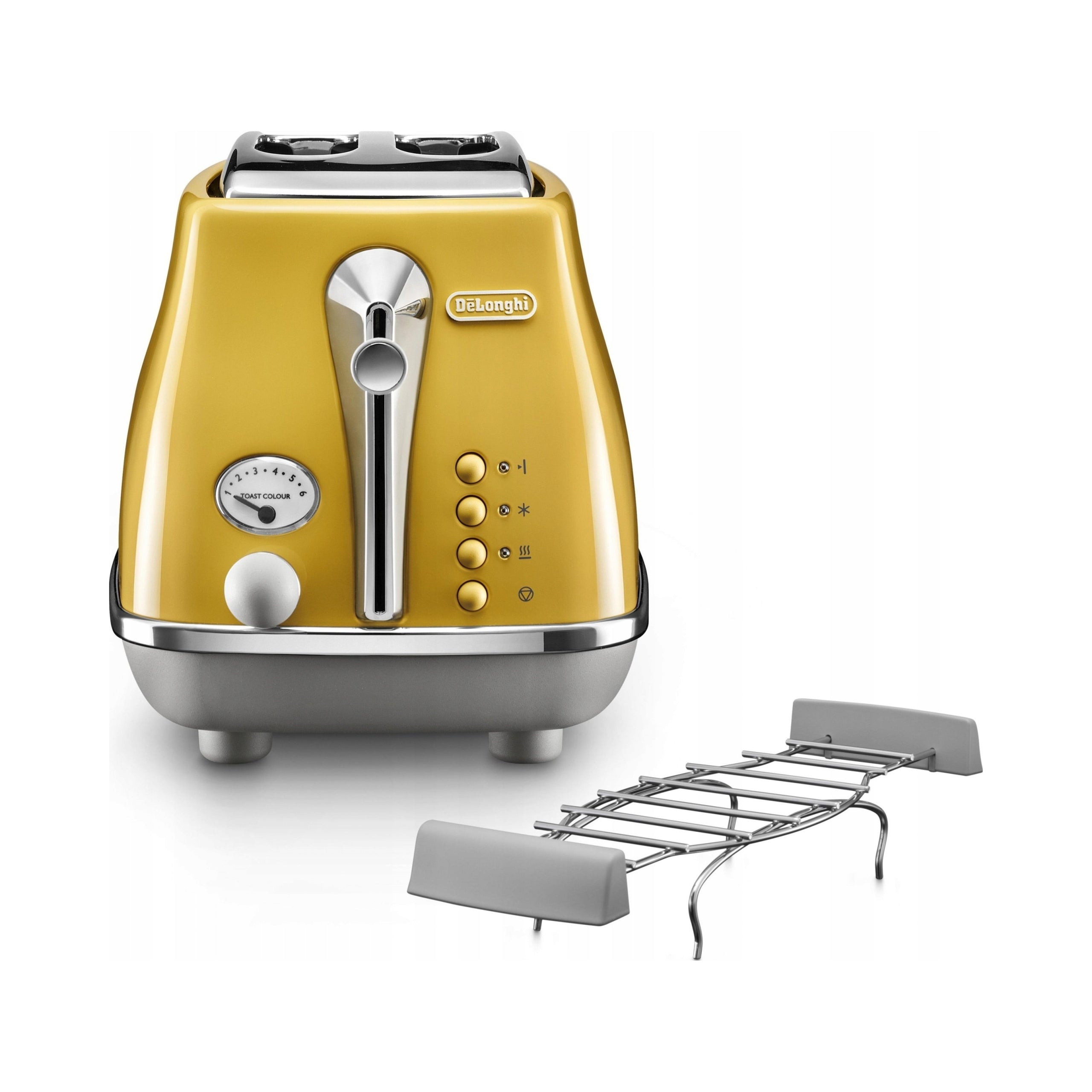 2X DE LONGHI CTOC 2103.Y Icona Capitals Toaster