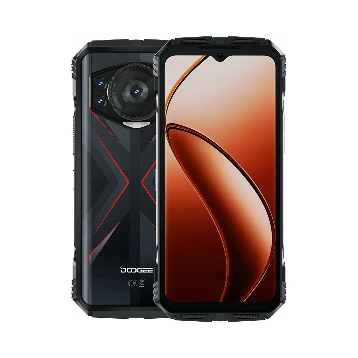 2X DOOGEE S118 12/512GB 10800mAh, smartphone, red