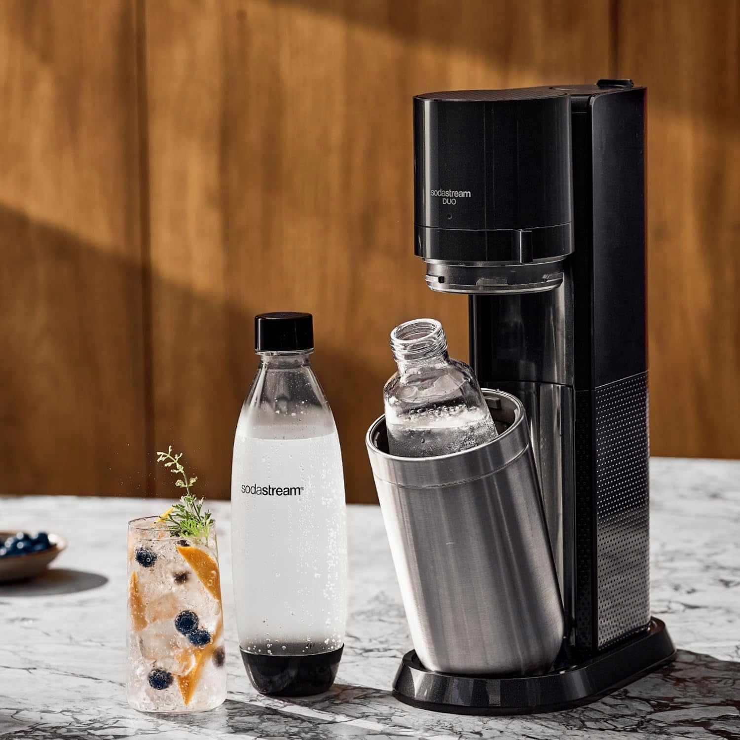 2X DUO WATER SATURATOR 1L MANUAL STAINLESS STEEL WIRELESS WITHOUT BOTTLES Brand no brand