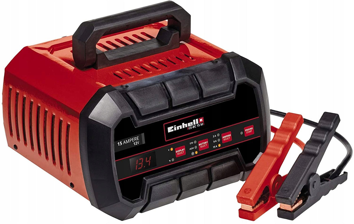 2X EINHELL RECTIFIER CHARGER CE-BC 15 M 1002265