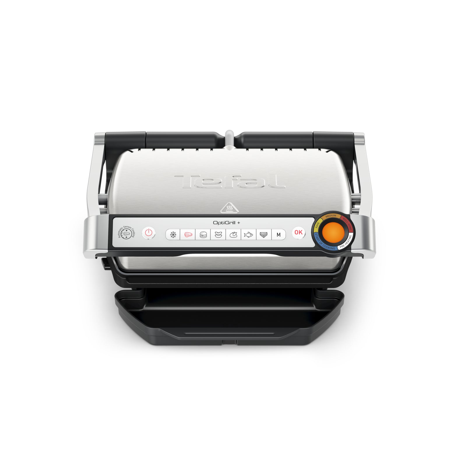 2X ELECTRIC GRILL TEFAL OPTIGRILL+ GC717D10 CONTACT 2000W SILVER-SHA Brand Tefal