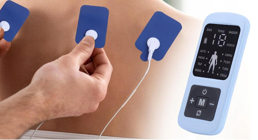 2X ELECTRONIC MULTIFUNCTION PULSE MASSAGER WITH 8 MODES AND ELECTRODES Brand no brand