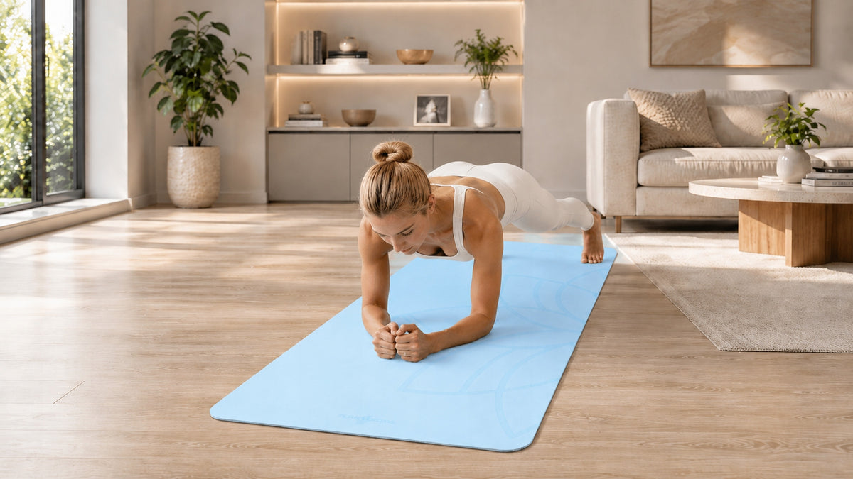 2X EXERCISE MAT TPE NON-SLIP YOGA FITNESS PILATES GYMNASTIC 1 Brand Pretorians