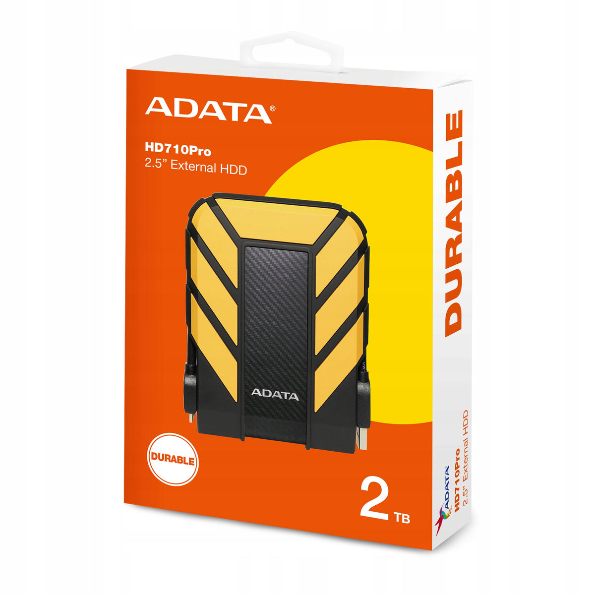 2X EXTERNAL DRIVE ADATA HD710P 1TB 2.5'' USB3.1 Yellow Manufacturer Adata