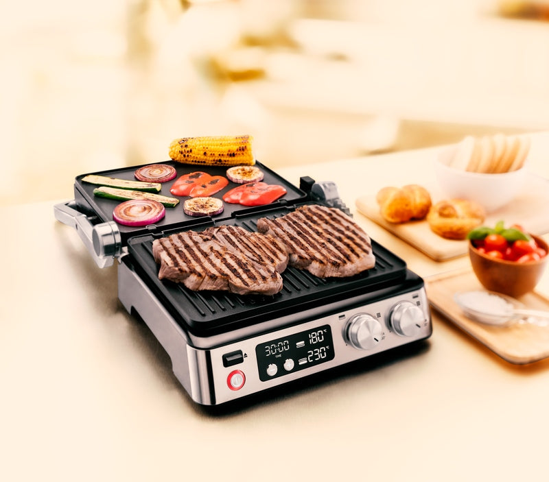 2X Electric Grill Contact Braun CG7040 silver/grey 2000 W Brand Braun