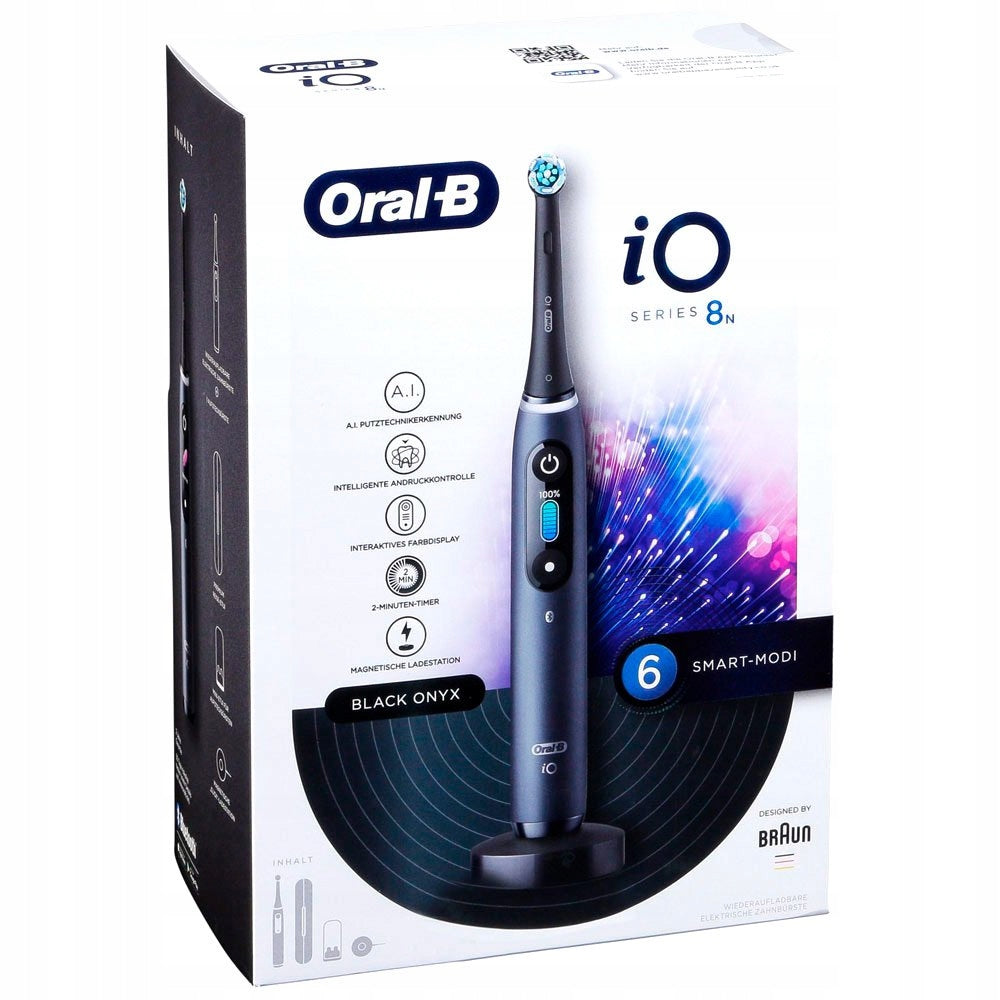 2X Electric Toothbrush ORAL-B iO 8N, Black Onyx