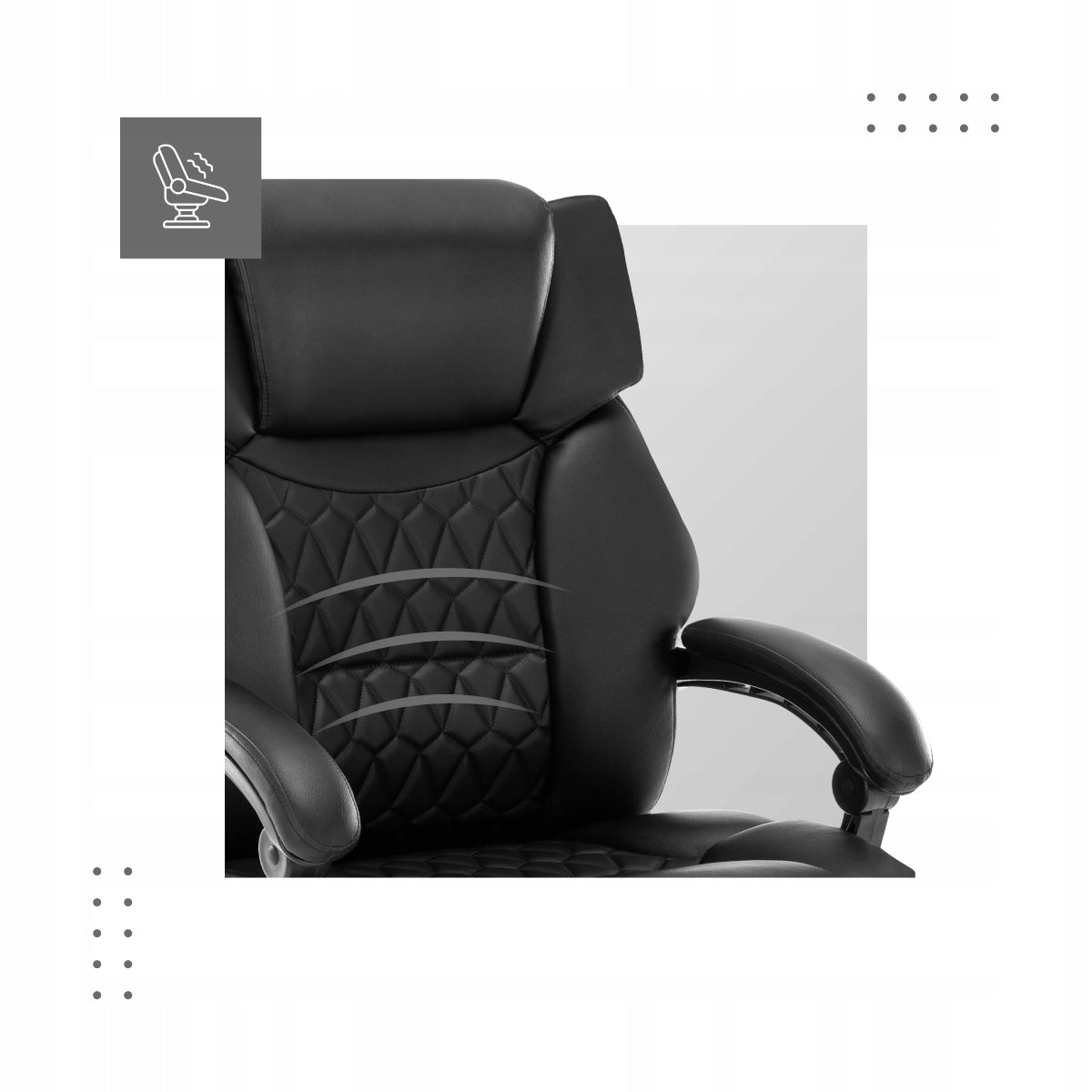 2X Ergonomic chair Huzaro Mark Adler Boss 6.0 Black Brand Markadler