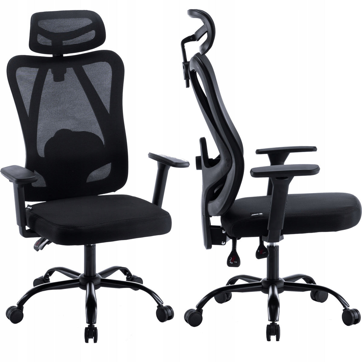 2X Ergonomic chair Mozos ERGO-X Furniture depth 64 cm