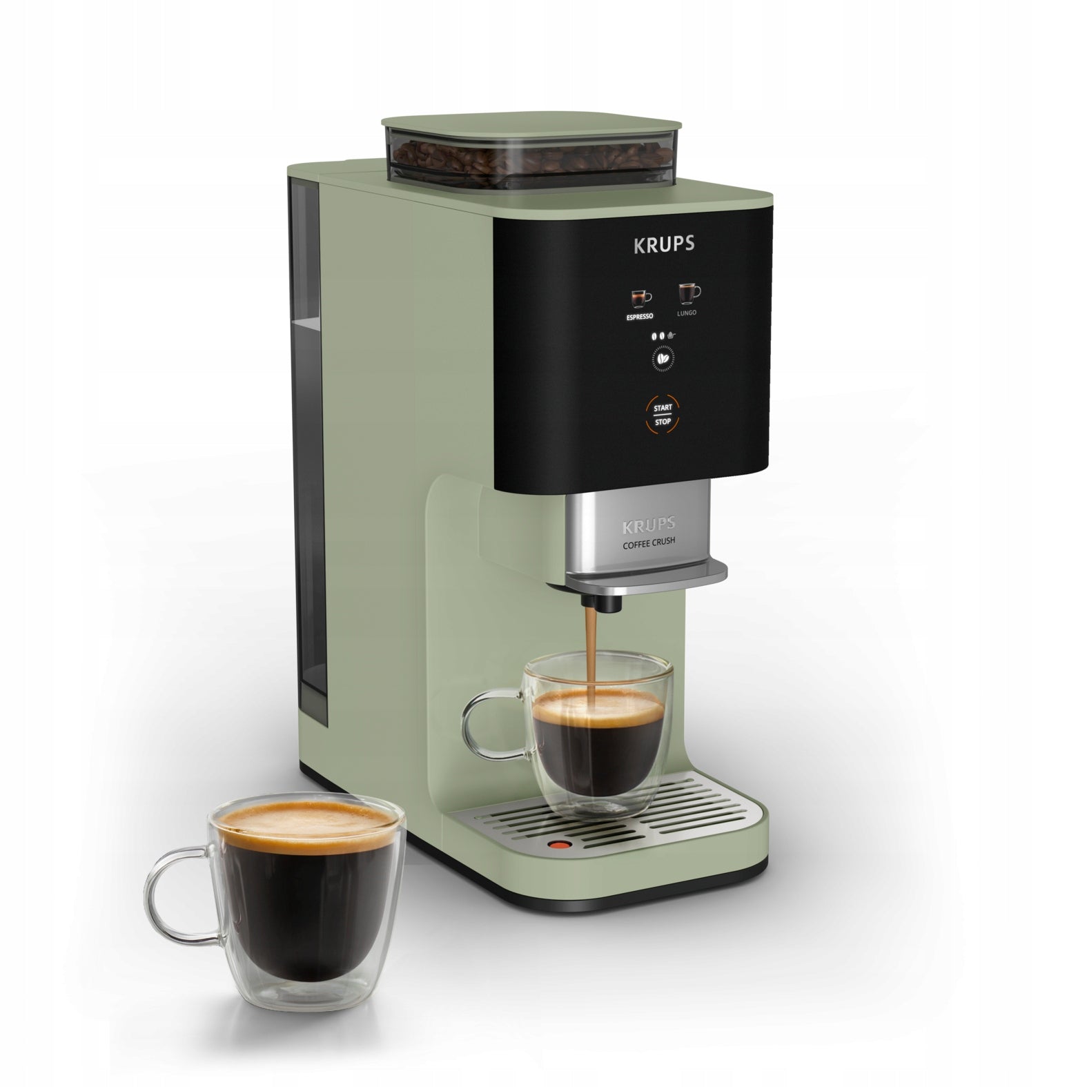 2X Espresso machine KRUPS SA401LE0 Coffee Crush 15cm wide Pistachio Brand Krups
