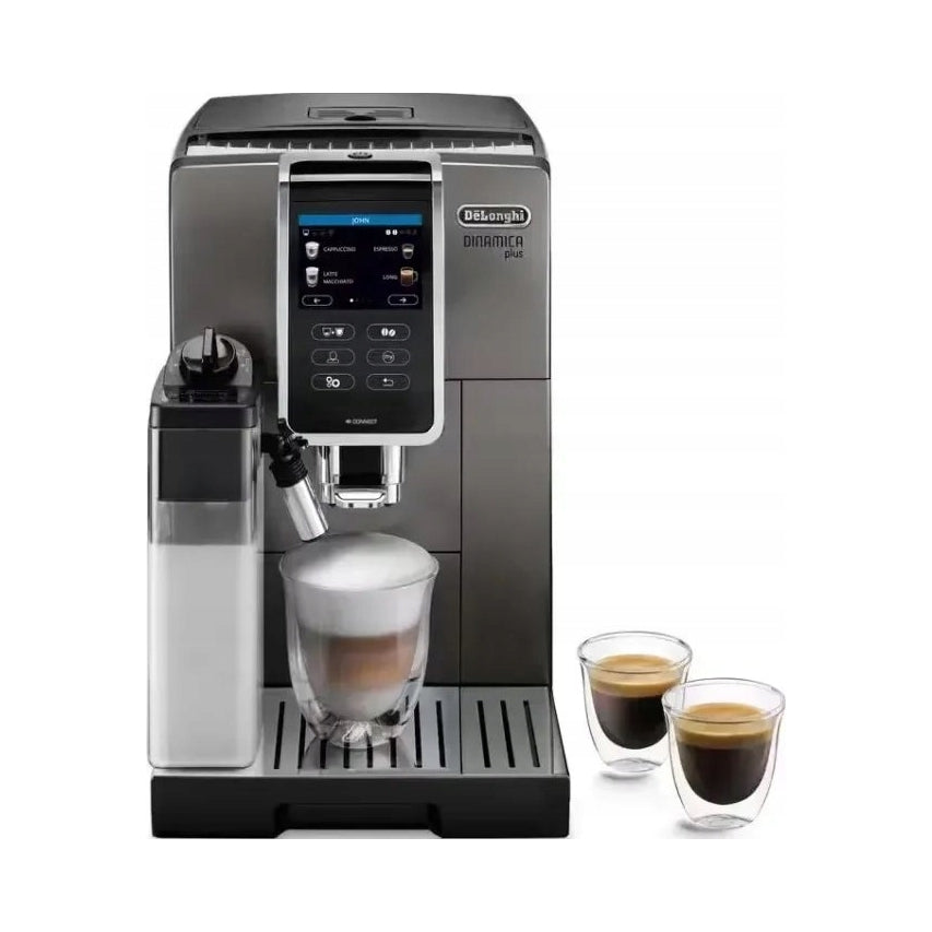 2X Espresso machine automatic De'Longhi ECAM380.95 1450 W silver/sha
