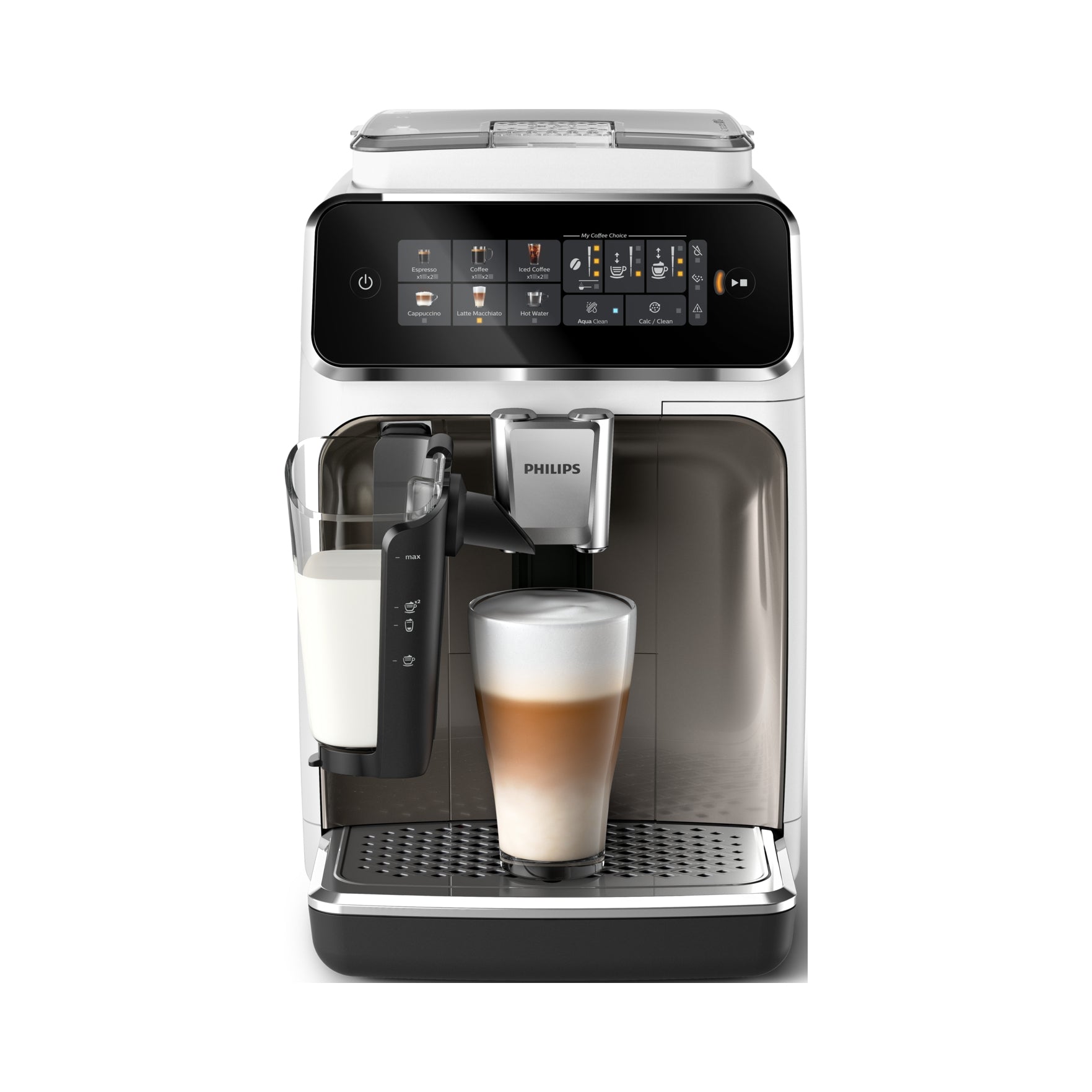 2X Espresso machine automatic Philips EP3343/90 1500 W white
