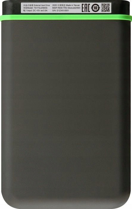 2X External Drive Transcend Storejet 25M3 4TB USB 3.2 Gen. 1 Grey Model StoreJet 25M3