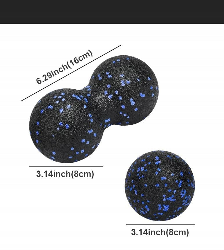 2X FASCIA MASSAGE BALLS, DEEP TISSUES - HOME SET Brand no brand