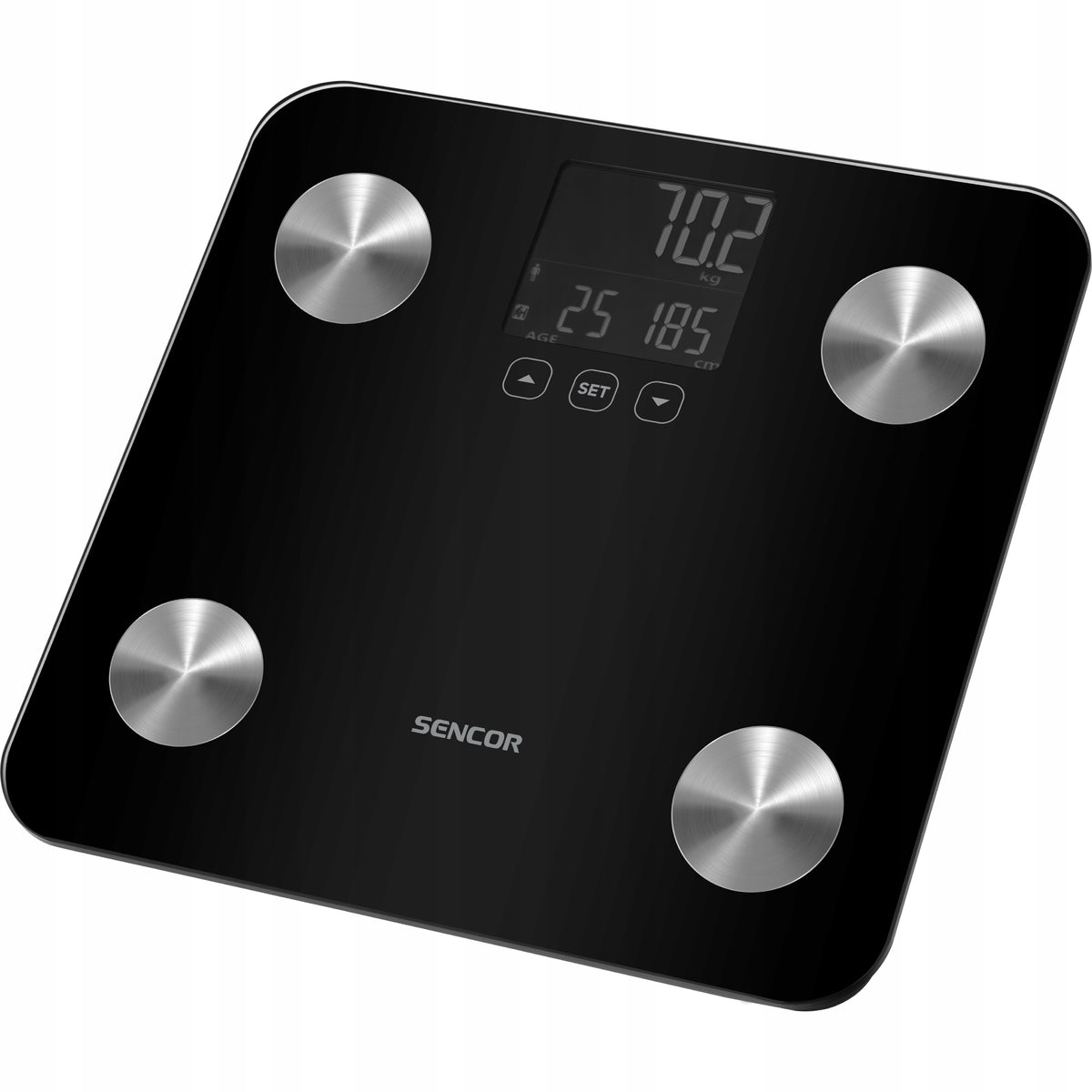 2X FITNESS BATHROOM SCALE SENCOR SBS 6026BK Kind electronic