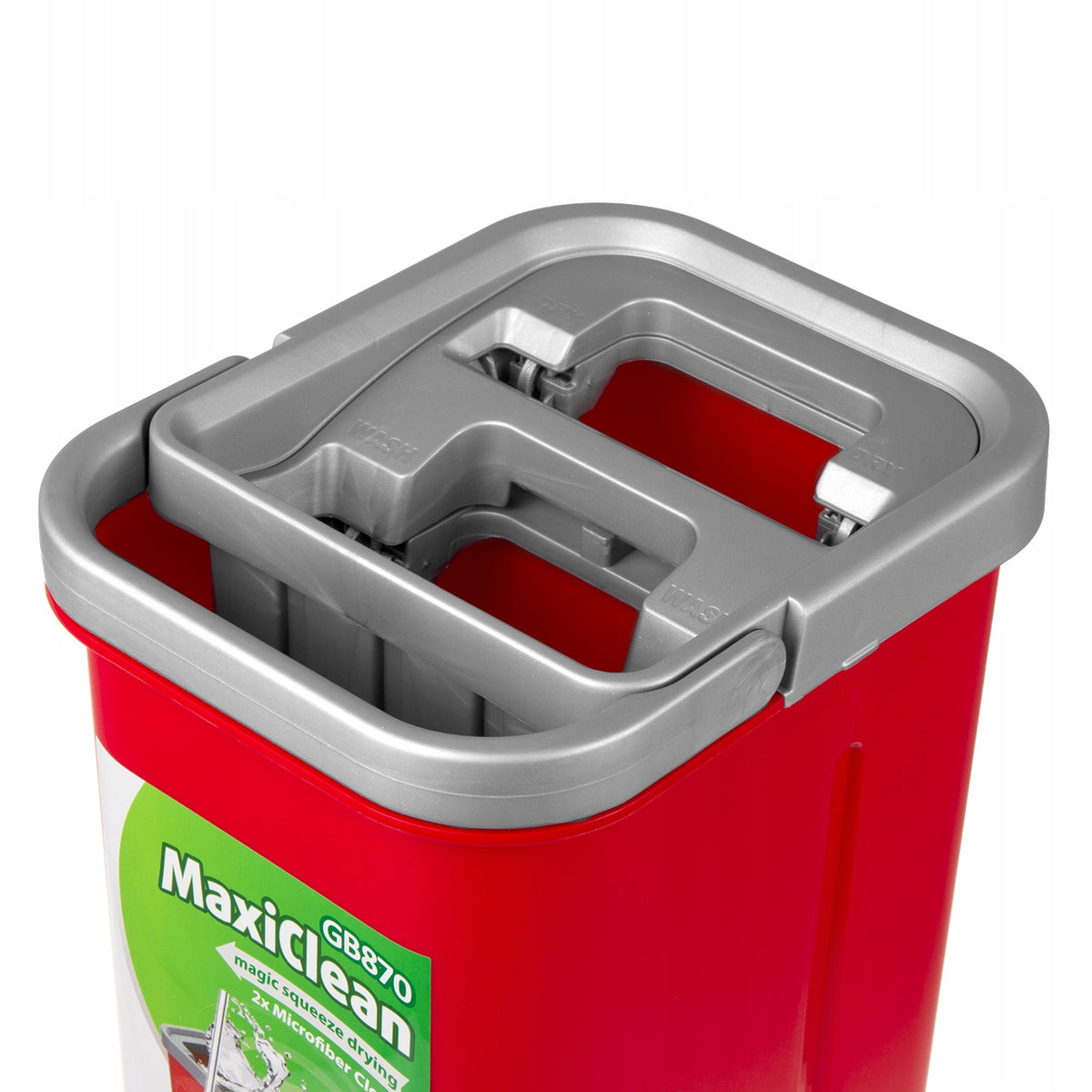 2X FLAT MOP SET BUCKET SQUEEZER 2 CARTRIDGES GREENBLUE MAXICLEAN GB870 Manufacturer code 74822
