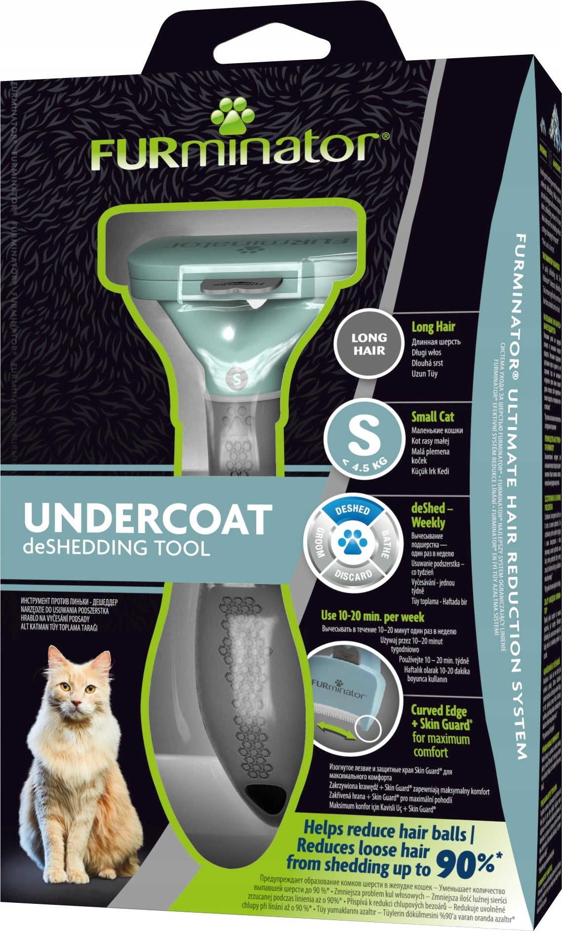 2X FURMINATOR for long-haired cats - Small Brand Furminator