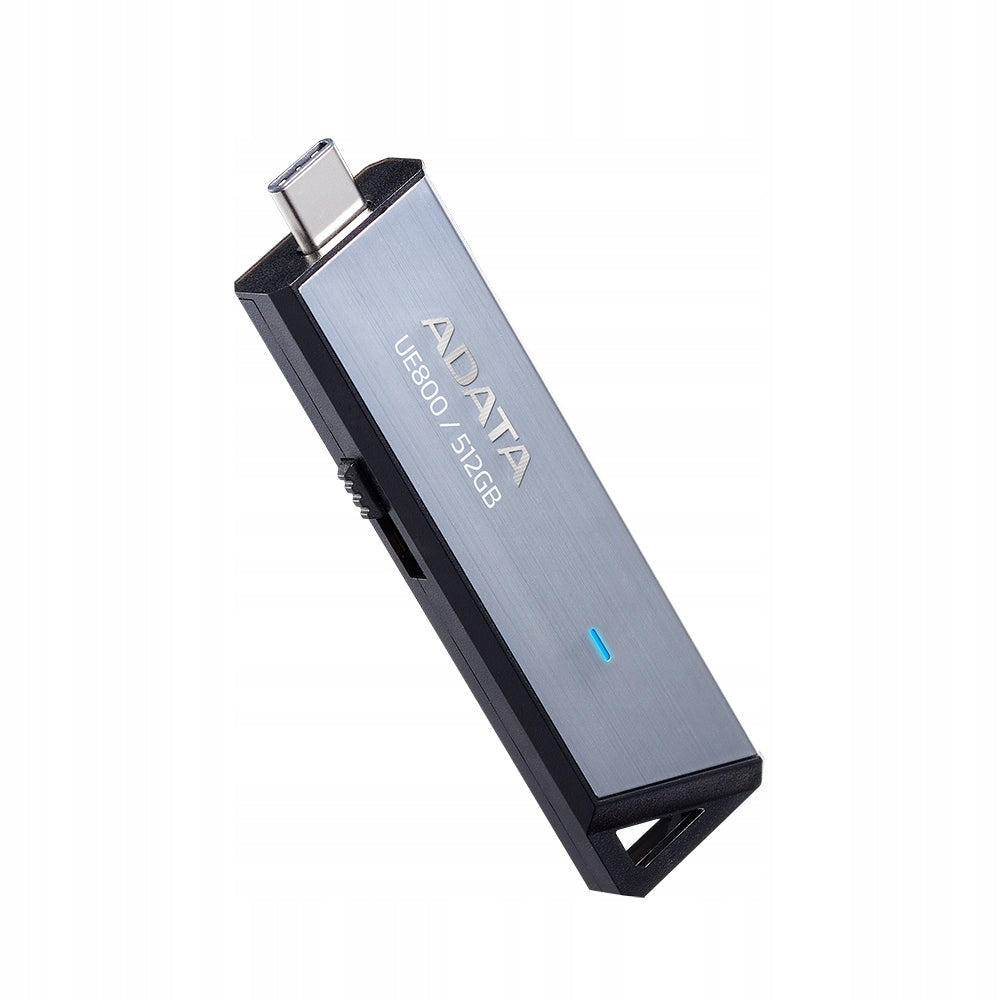2X Fast ADATA Elite UE800 512 GB USB-C 1000/1000 MB/s Color silver