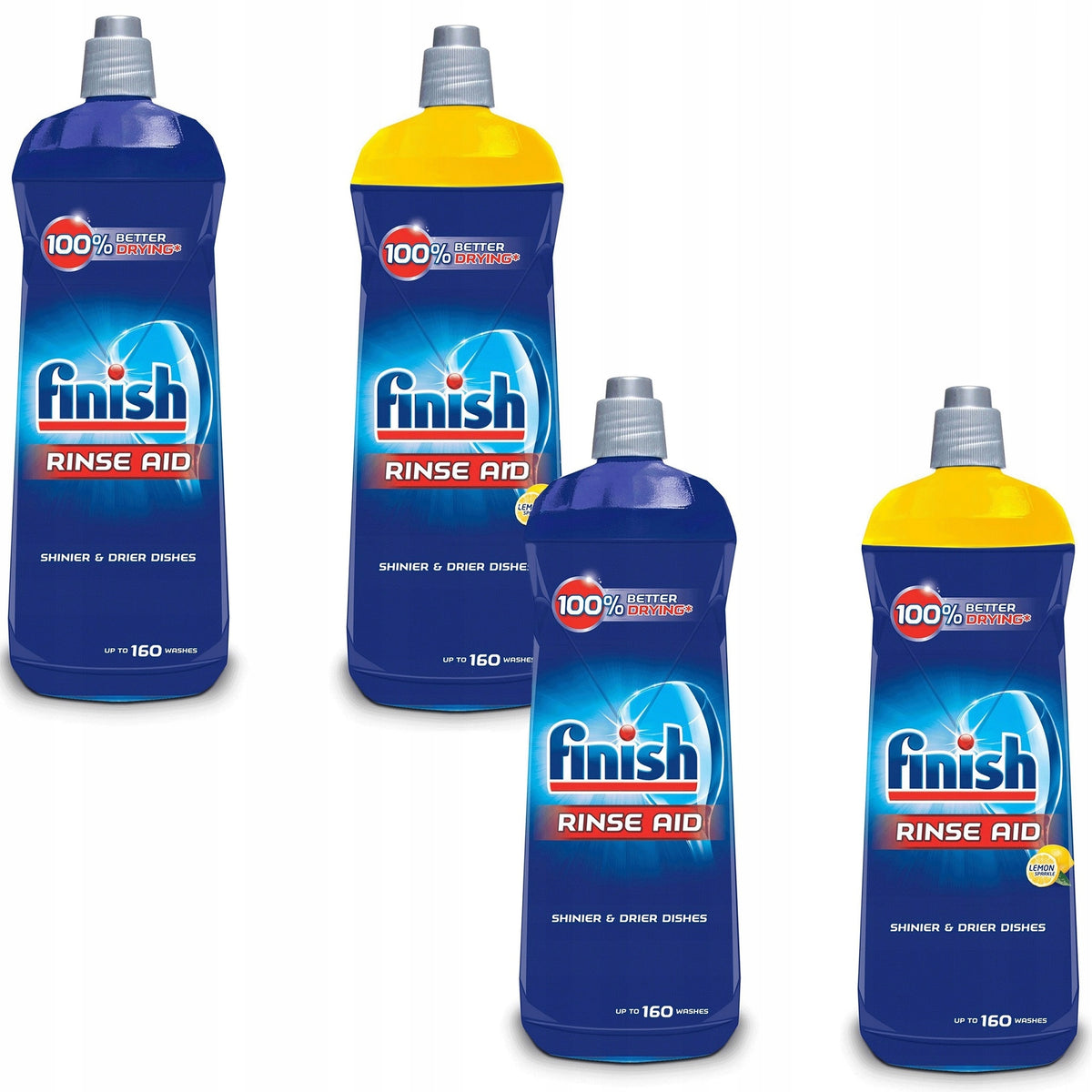 2X Finish Set Mix Dishwasher Cleaner Original & Lemon 4x 800
