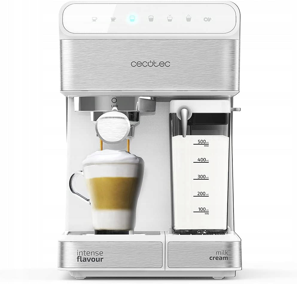 2X Flask espresso machine Cecotec Power Espresso Bianco Brand Cecotec