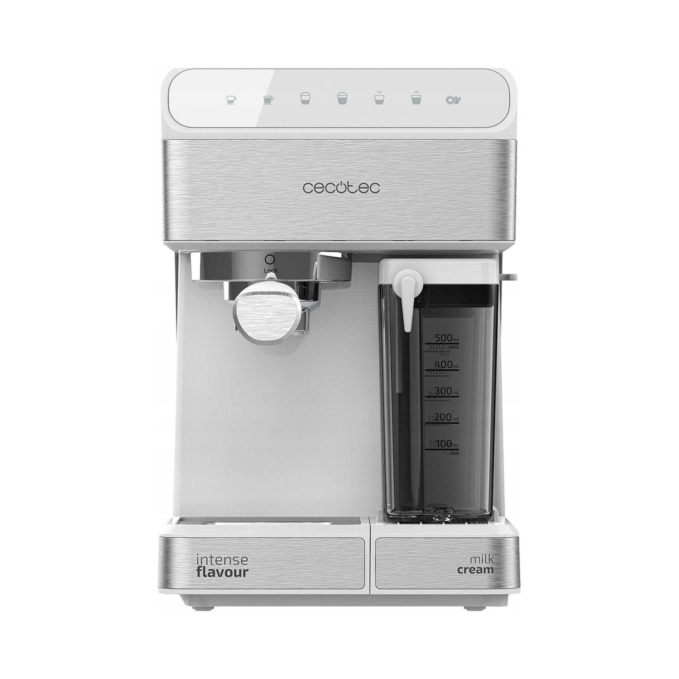 2X Flask espresso machine Cecotec Power Espresso Bianco