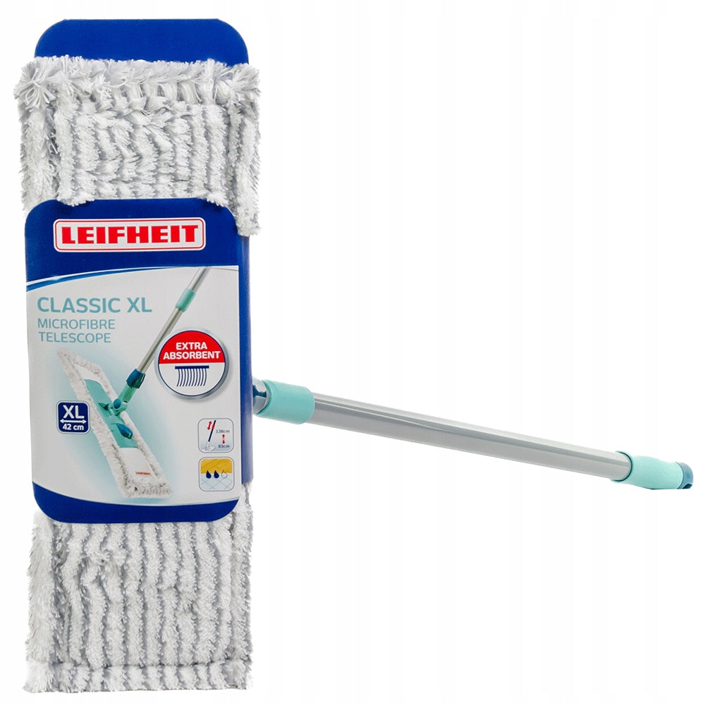 2X Flat mop Leifheit Classic XL 42 cm Manufacturer code 55210