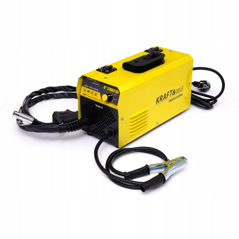 2X GAS-FREE MIGOMAT WELDING MACHINE FLUX MIG MAG 200A 230V 6,1 KVA SOLIDN SET