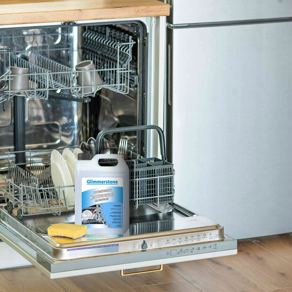 2X GLIMMERSTONE RINSE AID DISHWASHER LIQUID 10L Capacity 10 l
