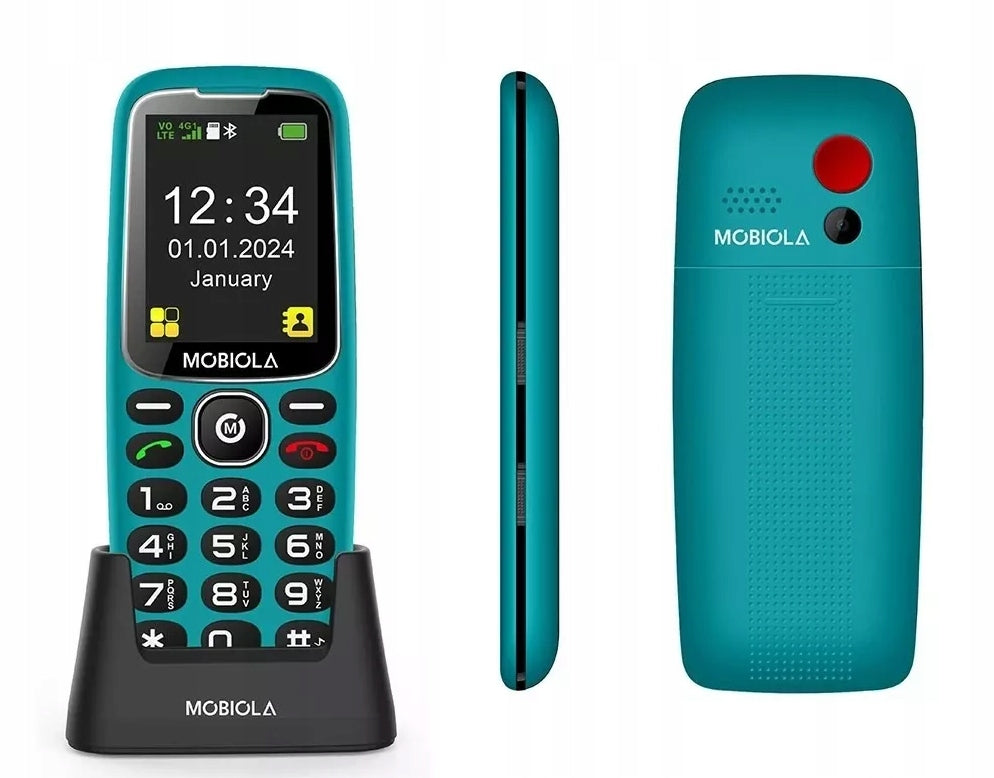 2X GSM MOBILE PHONE Mobiola MB4120 4G FOR SOS SENIOR
