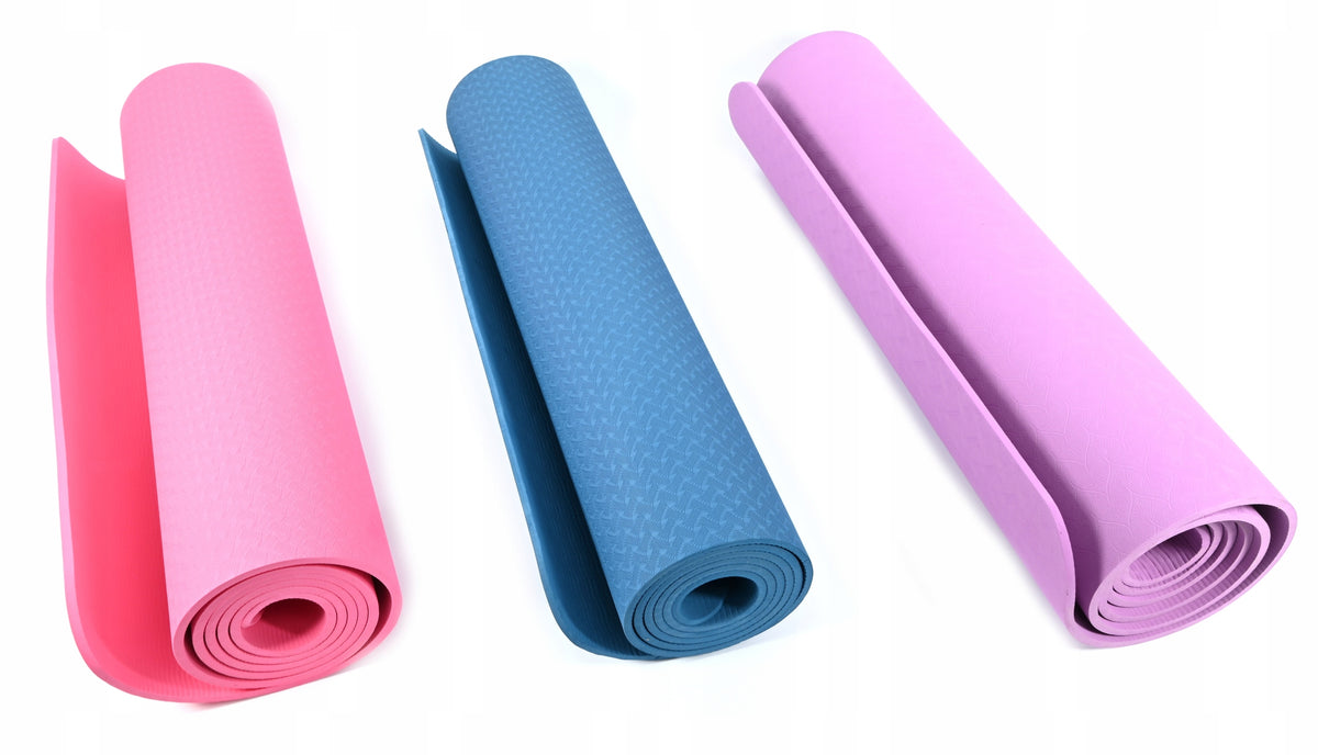 2X GYMNASTIC YOGA EXERCISE MAT VARIOUS COLORS Brand Midex