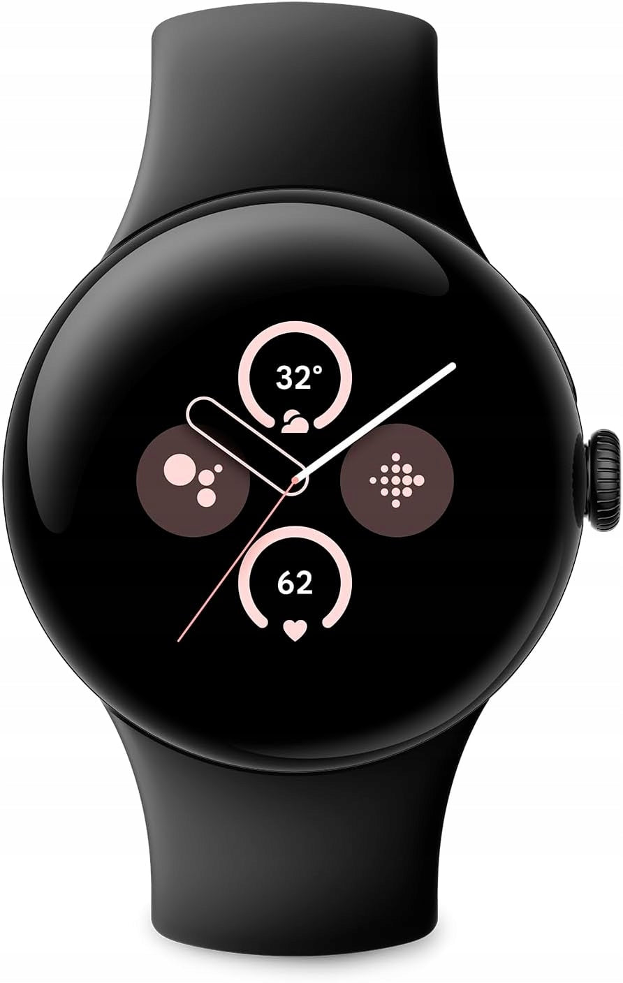2X Google Pixel Watch 2, Black / Obsidian, Smart Watch Brand Google