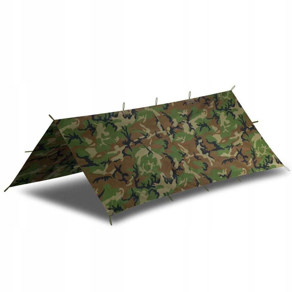 2X HELIKON Camping Plate SUPERTARP Small US Wood