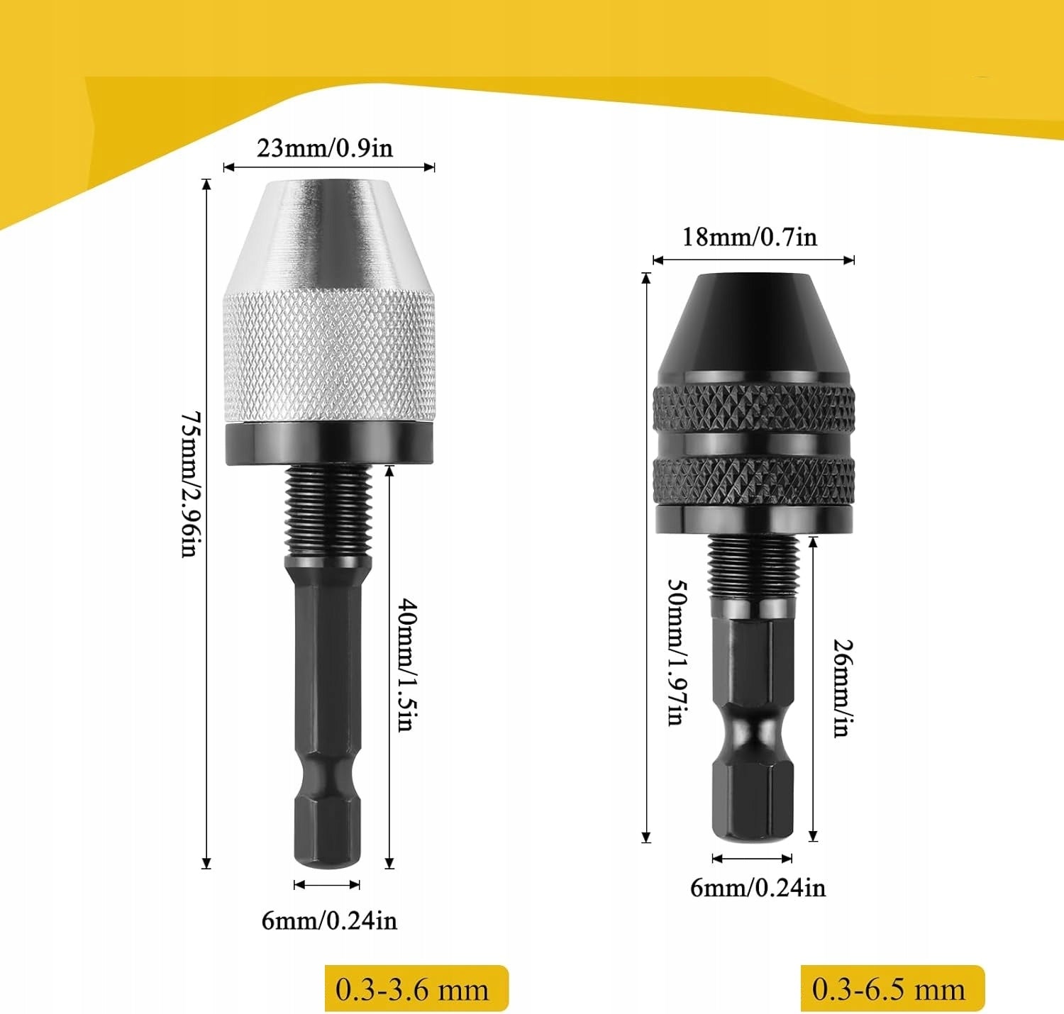 2X HEXAGON HANDLE SCREWDRIVERS QUICK RELEASE+REPLACEABLE 10X DRILL BITS GIFT Packaging status original