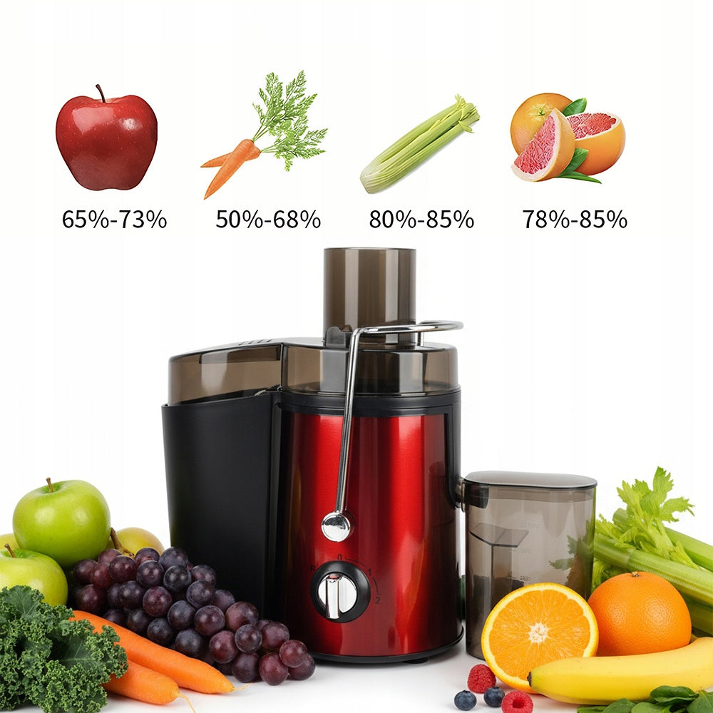 2X HIGH SPEED JUICER 1000W 3-SPEED CITRUS BERRIES APPLE CARROTS